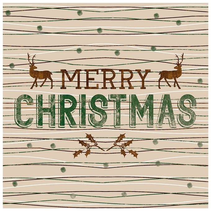 Servet "Classy Christmas" - 20 stuks