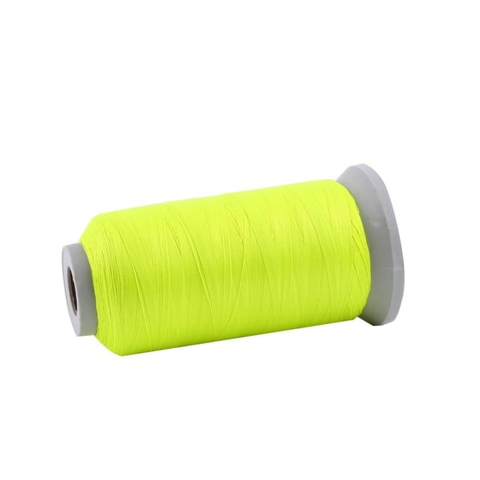 Gloeidraad op spoel voor machine handborduurwerk naaidraad Fluorescent Yellow yellow