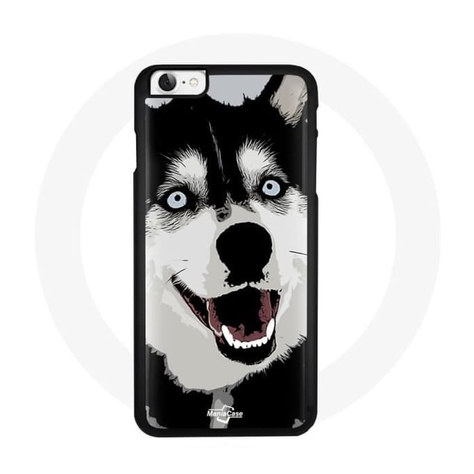 Coque Iphone 7 Husky Yeux Bleus