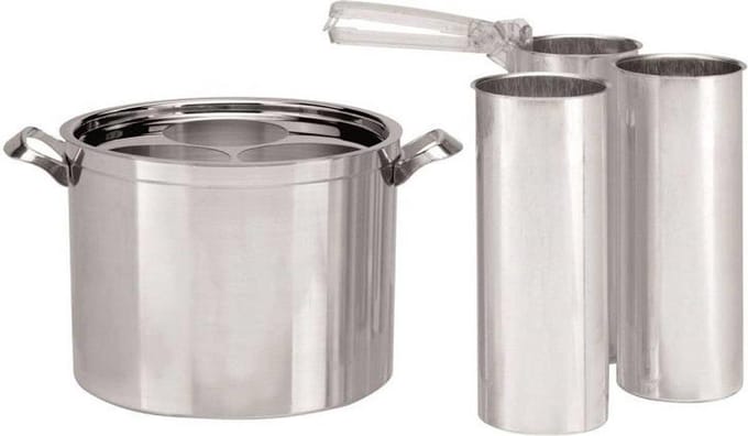 Kaarsen maken Alu smeltpan set voor was