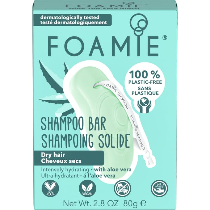 Foamie Shampoo Bar Aloe You Vera Much (Droog Haar) -
