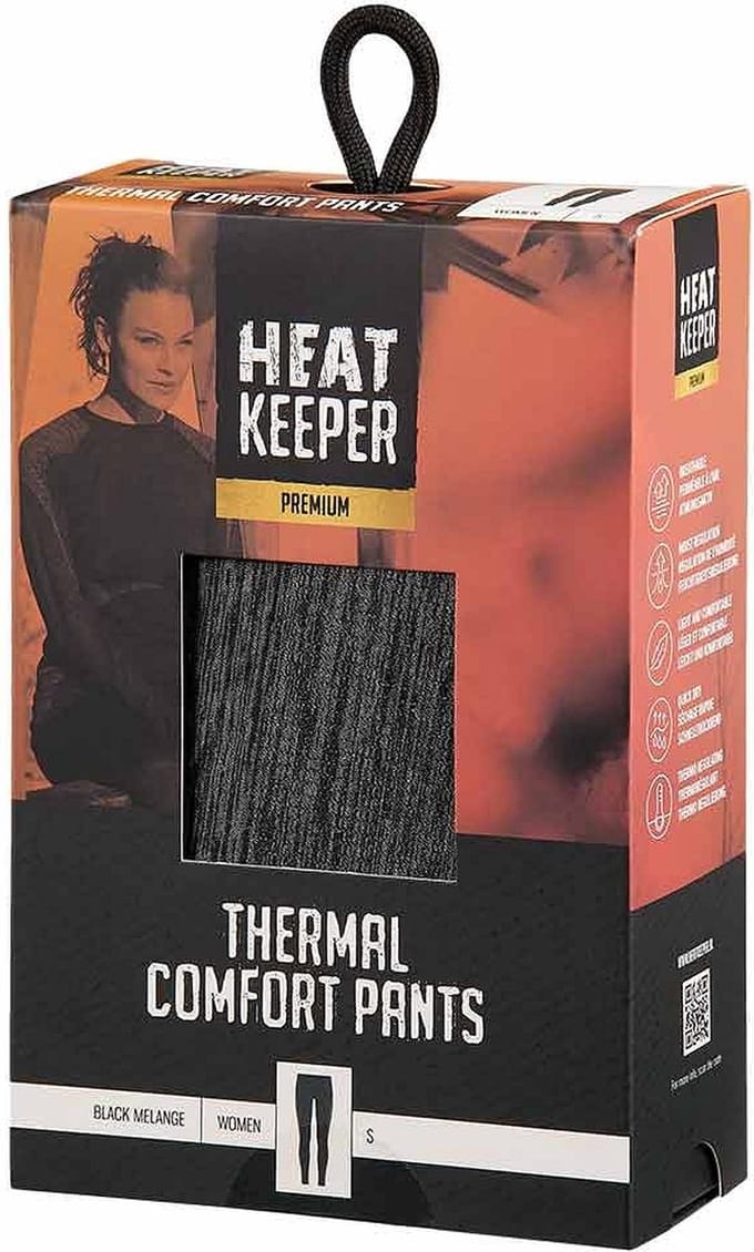 Thermo broek/shirt premium dames - Set - Zwart - M