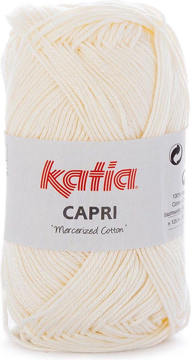 Katia Capri - 82051 ecru - Katoen Garen