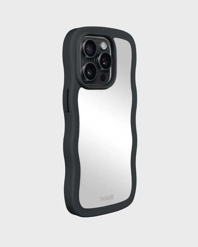 Wavy Case Black/Mirror iPhone 15 Pro Max
