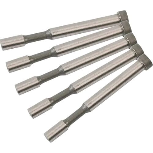 Silverline Stempels voor knabbelschaar - pneumatisch - set van 5 stuks - vervormingsvrij