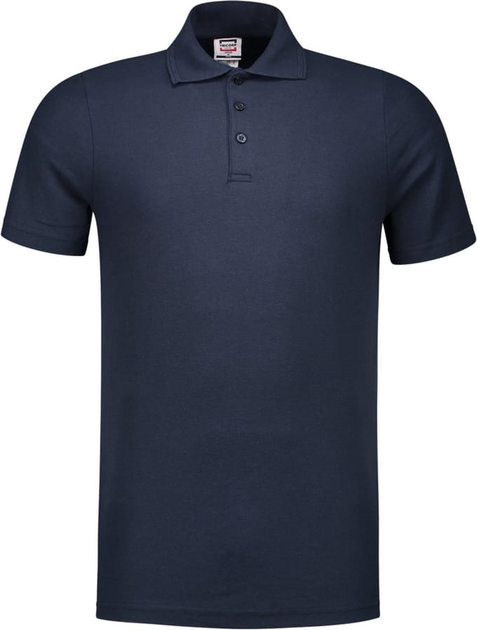 Tricorp 201020 Poloshirt Fitted 60°C Wasbaar - Inkt - L