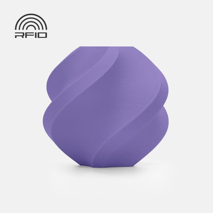 Bambu Lab PLA Matte – Lilac Purple – 1,75 mm – RFID – Premium Matte Afwerking – Zonder Spoel