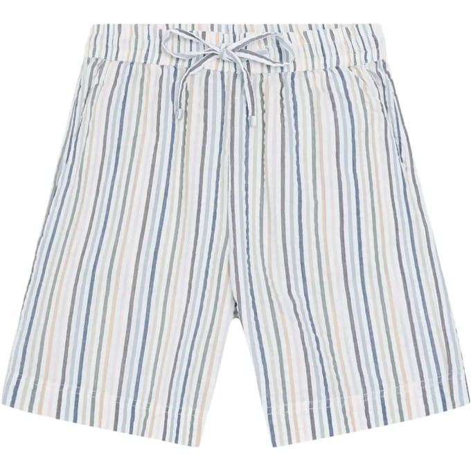 Short large in seersucker vrouw KnowledgeCotton Apparel Posey