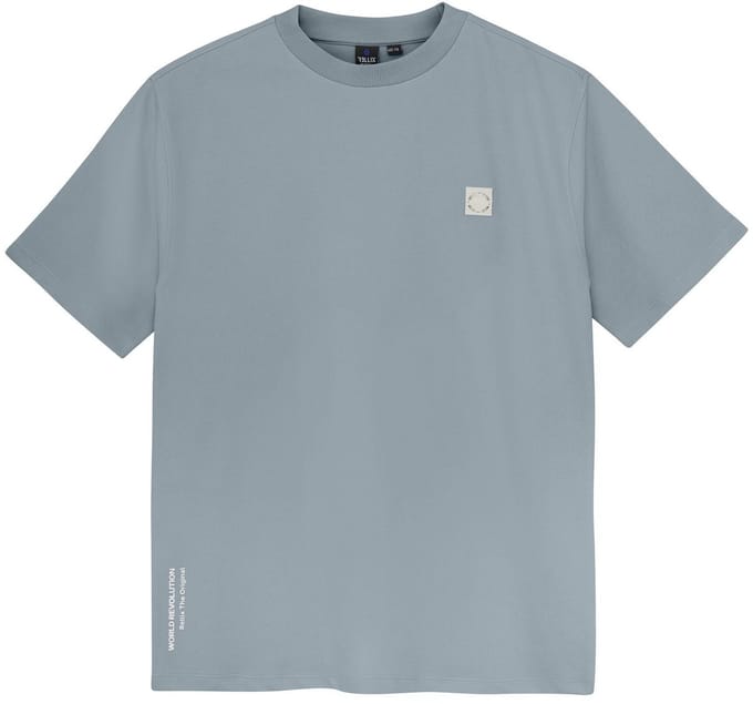 Rellix Zomer T-shirt S/S jongens - blauw - twill - oversized