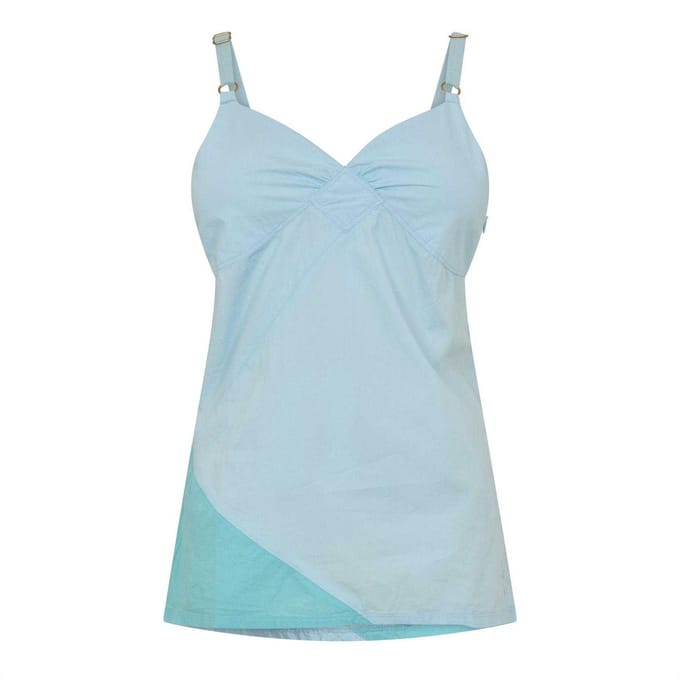 Puma Diamantvormige tanktop voor dames (Blauw)