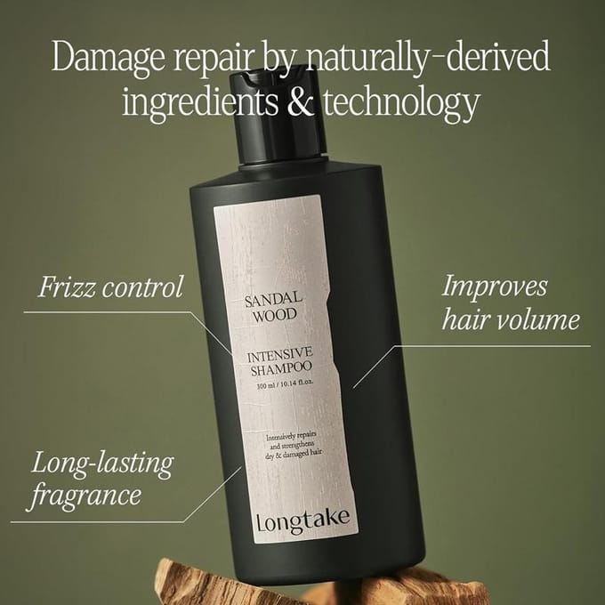 [Longtake] Sandelhout Intensieve Shampoo 300ml black