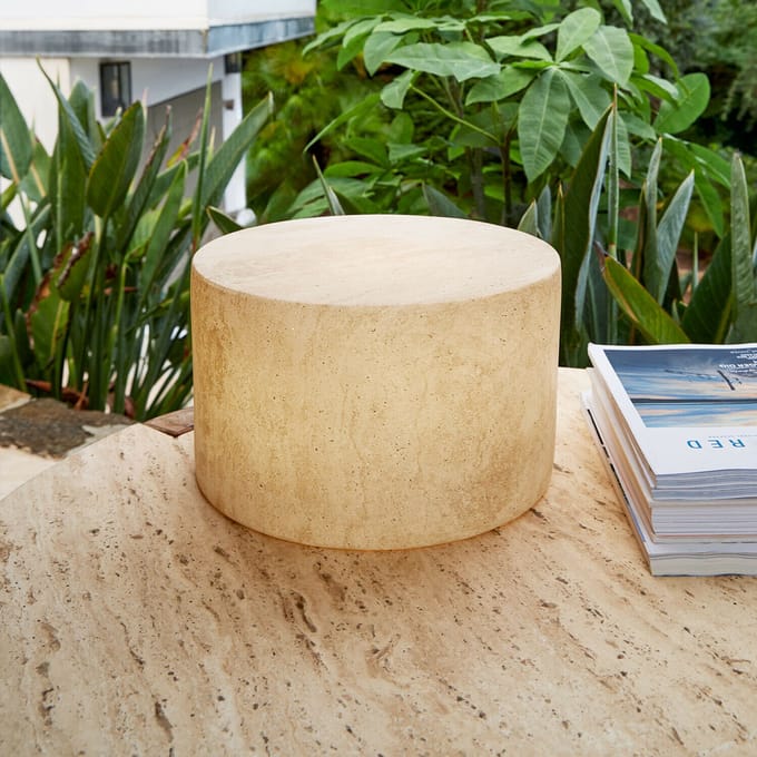 LOBERON Oplaadbare ledlamp Marévos crème
