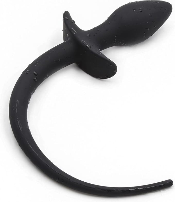 Banoch - Buttplug Cola de Perra Small - puppy play Staart - Siliconen tail