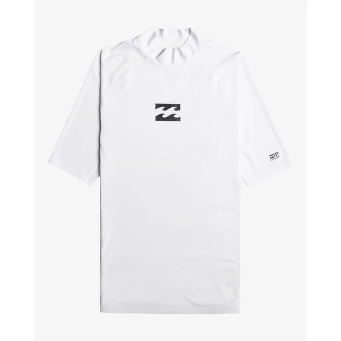 Billabong Waves All Day Korte Mouw Rash Guard Wit 2XL Man