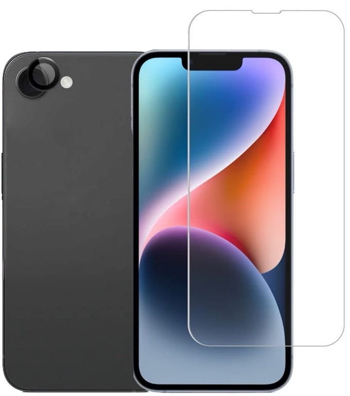 imoshion Screenprotector Gehard Glas Inclusief Camera Lens Protector - Geschikt voor Apple iPhone 17e / 16e