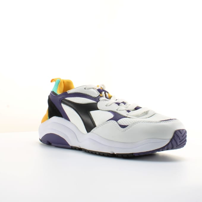 Diadora Whizz Run Heren Wit/Paars Trainers