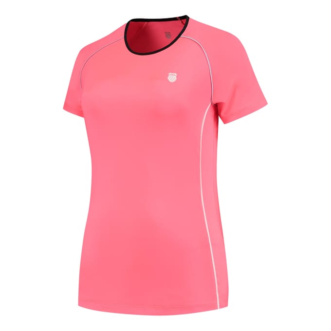 K-Swiss Hypercourt Crew T-shirt Dames-Pink