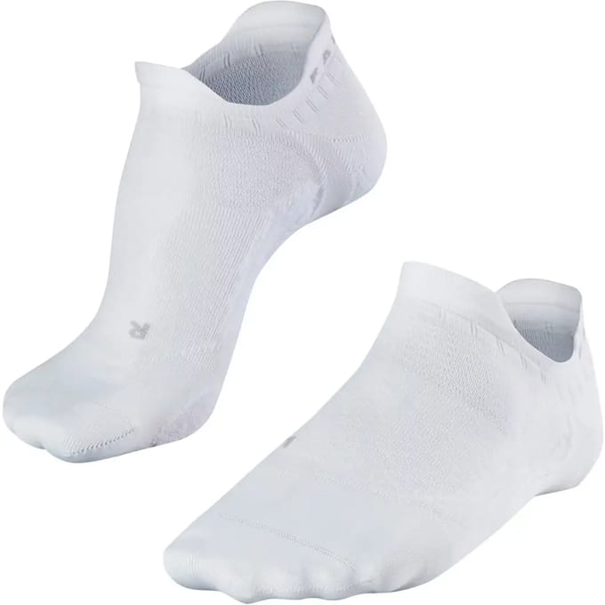FALKE GO5 Invisible anti-blaar katoen functioneel materiaal golfsokken dames wit - maat 41-42