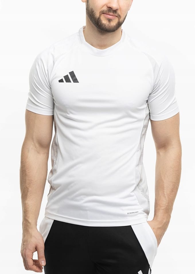 adidas T-shirt Heren - Tiro 24 - Wit - Polyester - Maat XXL