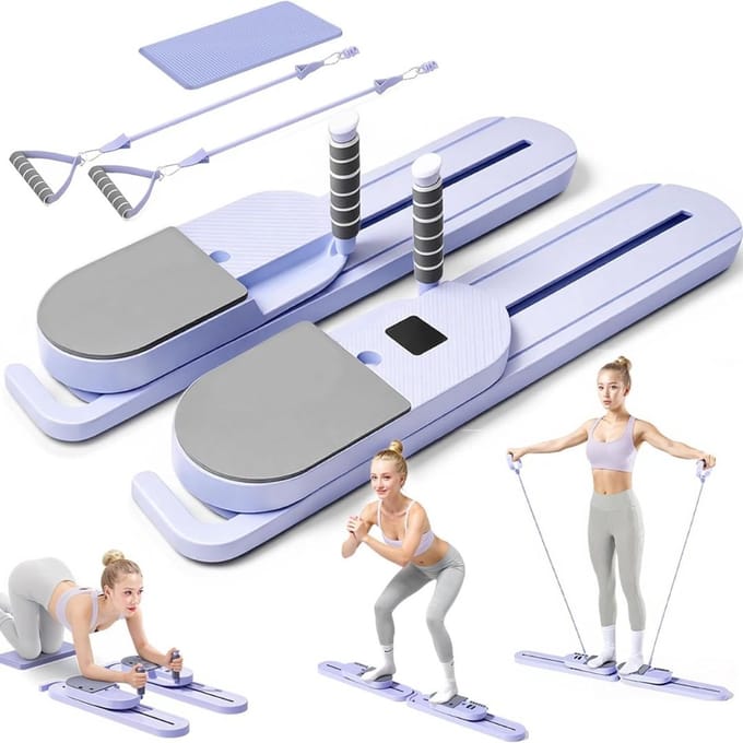 White-Label® Pilates Board - Pilates Bord - Pilates Board Reformer - Paars