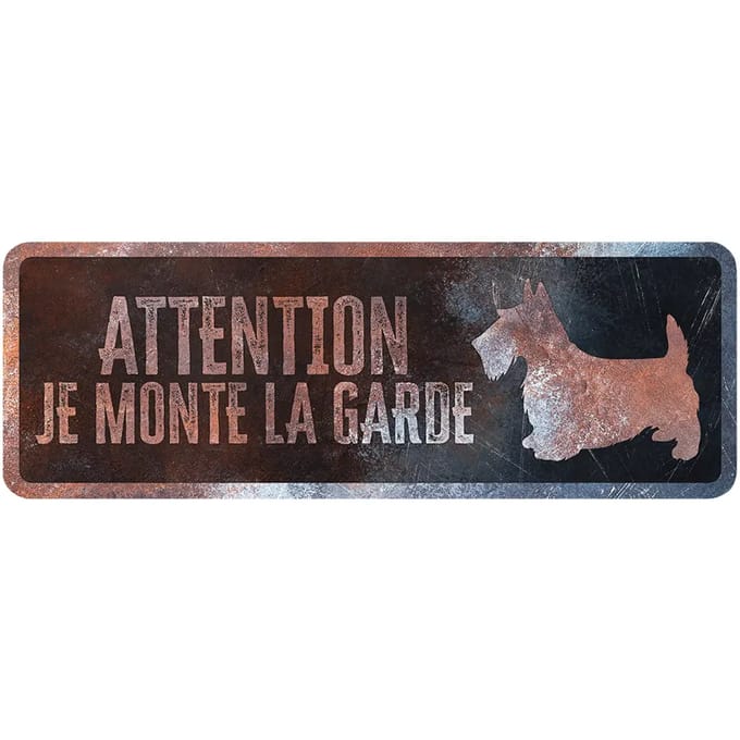 Duitse terriër waarschuwingsbord D&D Home