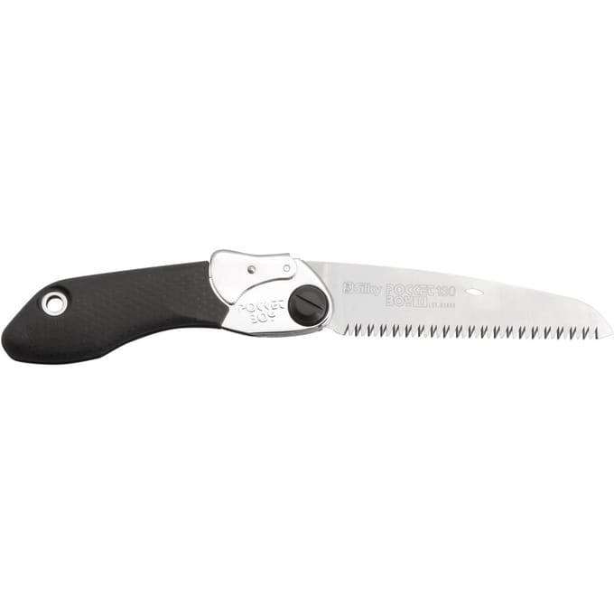 Silky Pocketboy 130-10 Zwart – Compacte Vouwzaag met Medium Vertanding