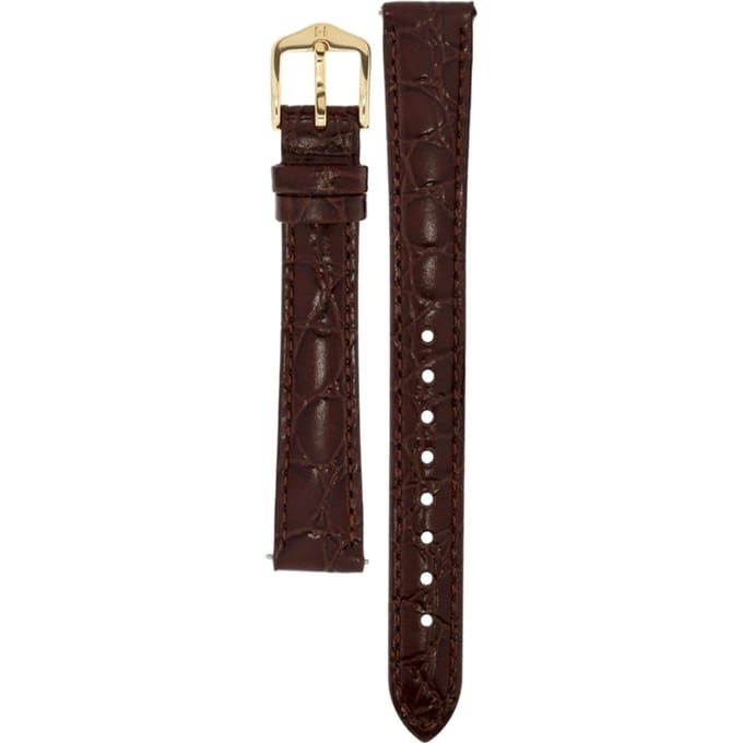 Hirsch 12302810-1-13 Crocograin Horlogeband