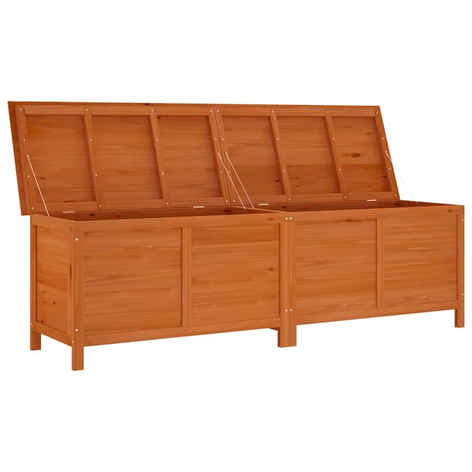 vidaXL - Tuinbox - 198,5x50x56,5 - cm - massief - vurenhout - bruin