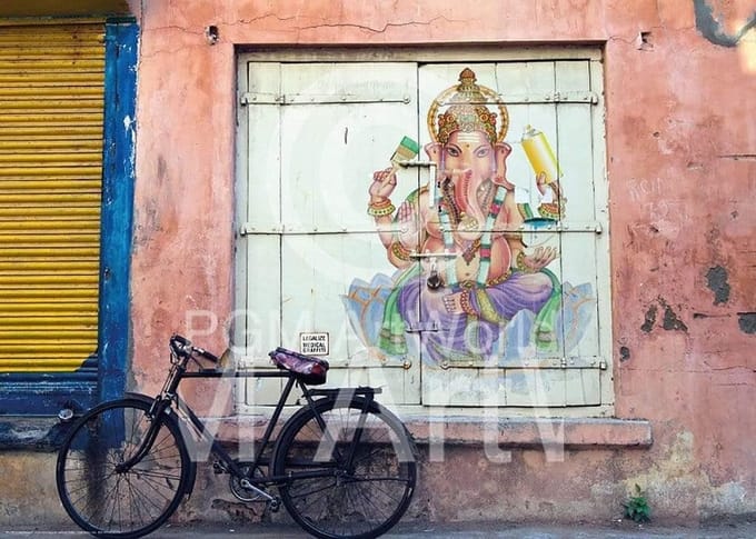Kunstdruk Edition Street - Ganesha 70x50cm