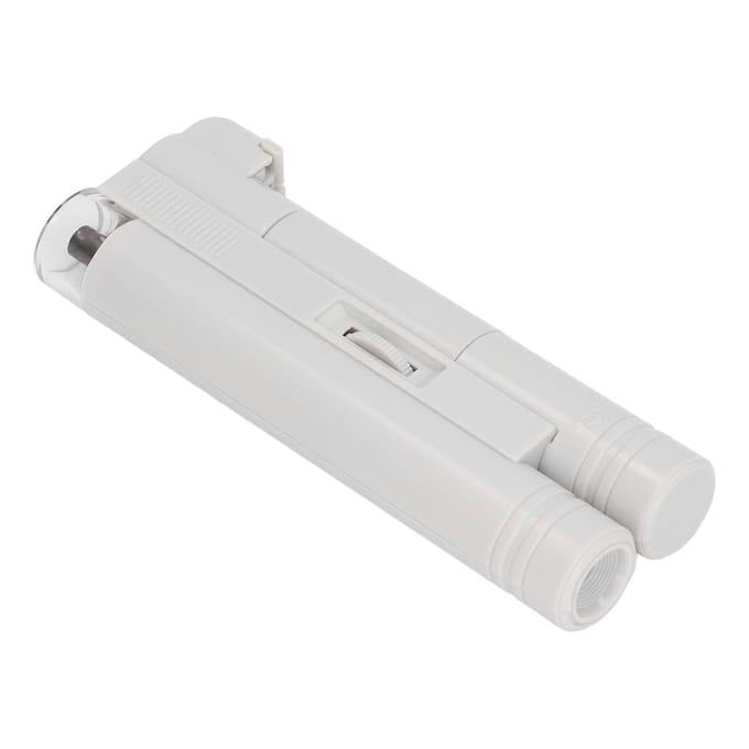 LED Verlicht Zakmicroscoop 150X Dubbele Buis Draagbare Handheld Microscopen met Schaal