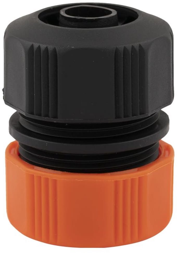 BLACK+DECKER Slangverbinder 3/4'' - 19 ⌀ CM - Tuinslangkoppelig - Zwart/Oranje