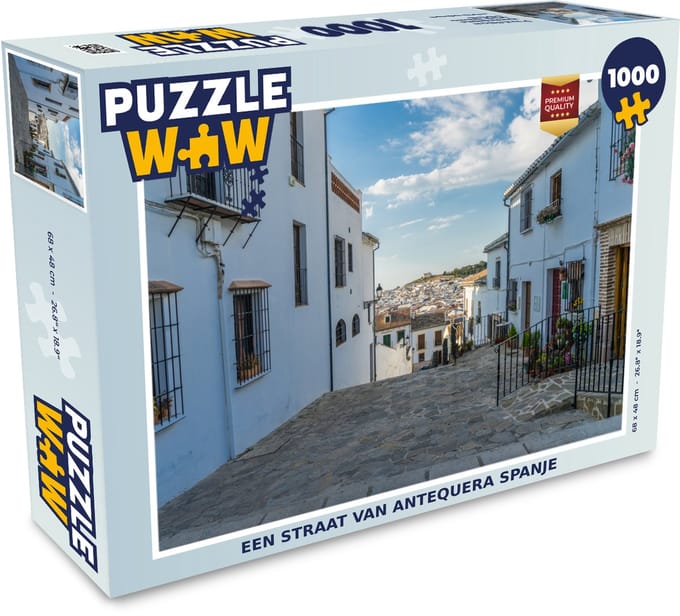 Puzzel Een straat van Antequera Spanje - Legpuzzel - Puzzel 1000 stukjes volwassenen