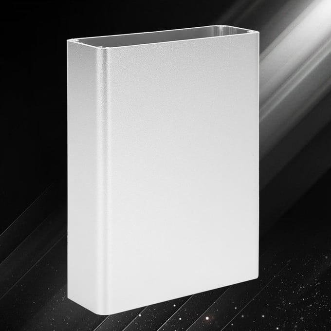 Boîtier de projet en aluminium intégré argent mat DIY coque de produit électronique 28x84x110mm