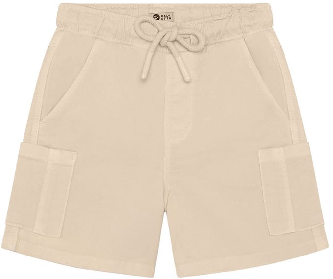 Daily7 - Canvas Cargo Shorts - Sandshell - Maat 86