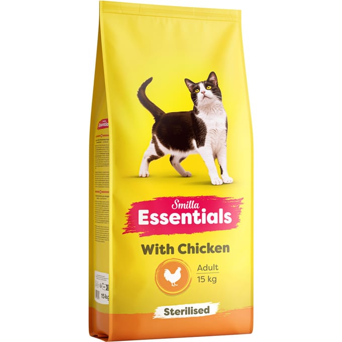 Smilla Essentials Adult Sterilised met kip - Dubbelpakket: 2 x 15 kg