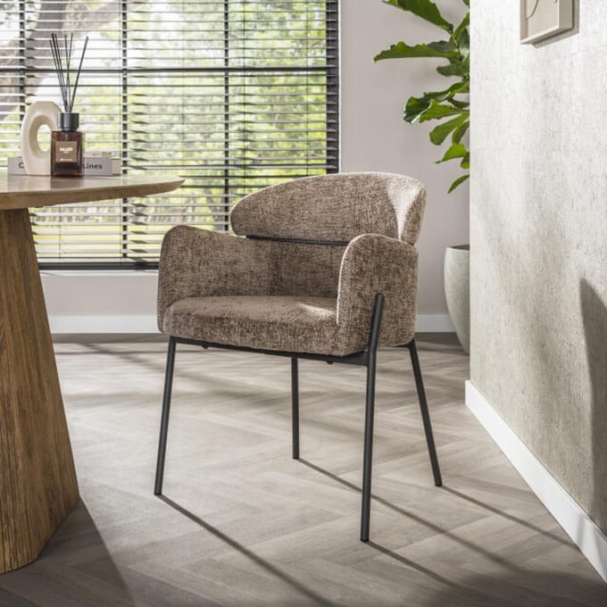 Hoyz Collection - Armstoel Curva Verpakt Per 2 - Hoven Champagne