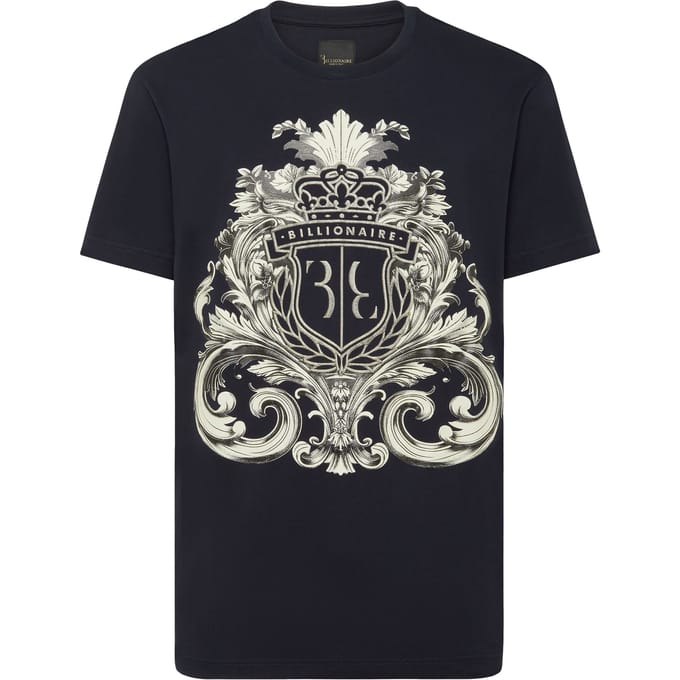 T-Shirt Ronde Hals Ss Crest Barok