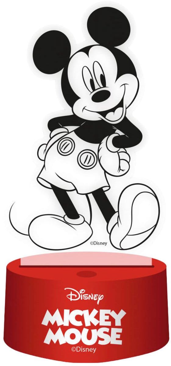 3D Lamp met Afstandbediening Mickey Mouse