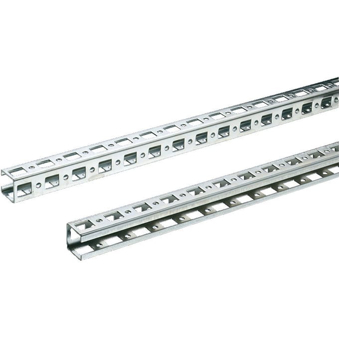 Perforated Bevestiging Rail 395mm 23x23 - 4170000