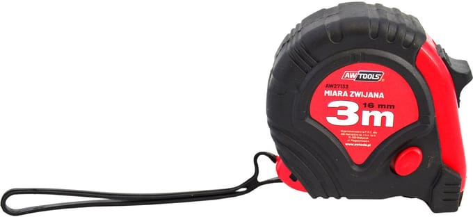 Awtools AW27136 - Rolmaat - 7.5m x 25mm - Ergonomische Behuizing - Magneet