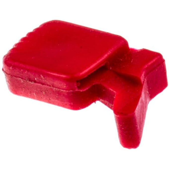 Lock button rood