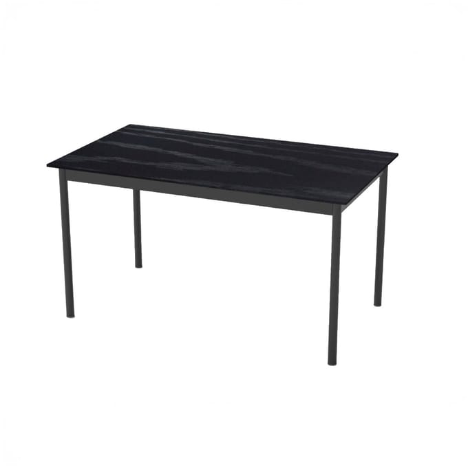 Giga Living Eettafel Pensacola - Zwart Eiken - 140x85x75cm