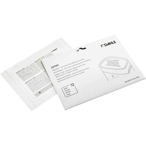 Dahle - Papiervernietiger Olievellen - Set 12 stuks - Plantaardige Basis