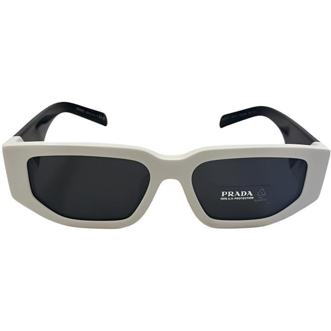 Lunettes de soleil Prada à monture irrégulière Lunettes de soleil unisexes Blanc 0PR09ZSF1425S055 Basic Packaging-Eyeglass Case+Box black
