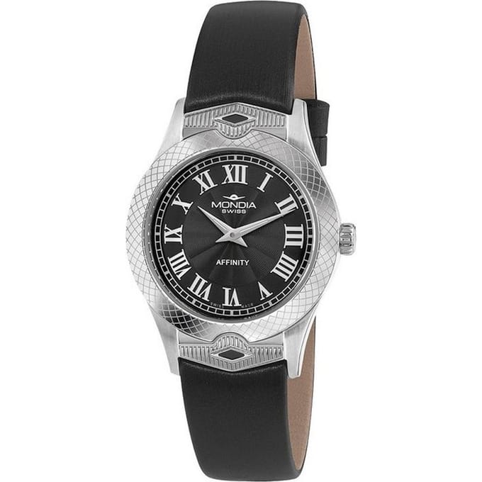 Mondia MS-206-SS-BKRM-CP Affinity Symbol Horloge