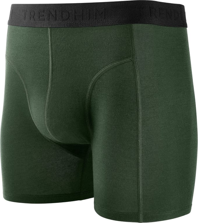FeatherFeel | Olijfgroene boxershort van merinowol