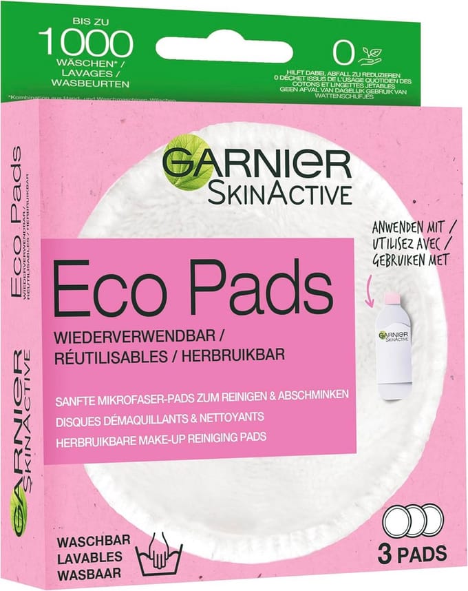 Herbruikbare Make-up Pads - Wasbare Watten - Duurzaam Reinigen - Tot 1000 keer wasbaar - 3 Stuks - Wit