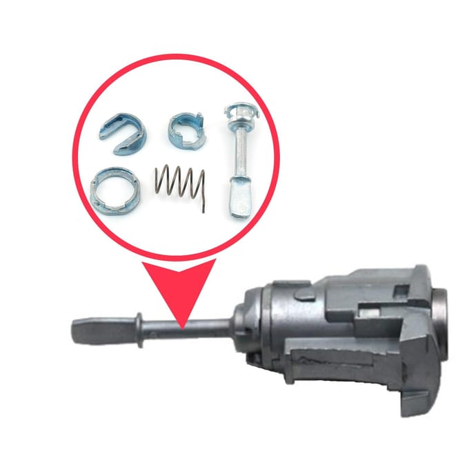 BDP32 Cilinderslot reparatieset voor voordeur 51,5 mm voor VW Passat B5 3B2 3B5 1996-2005 3B0837167
