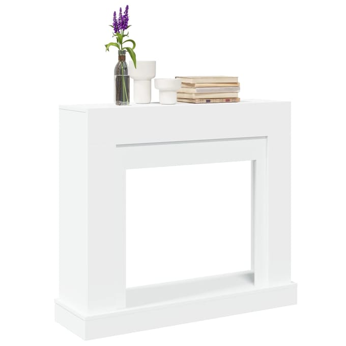Vidaxl Schouwombouw, Wit, 100X30X87,5 Cm, Materiaal Houtvezelplaat