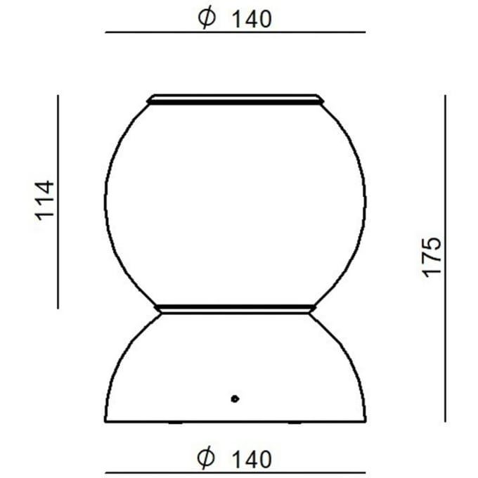 Stilnovo Gravitino LED plafondlamp, draaibaar wit